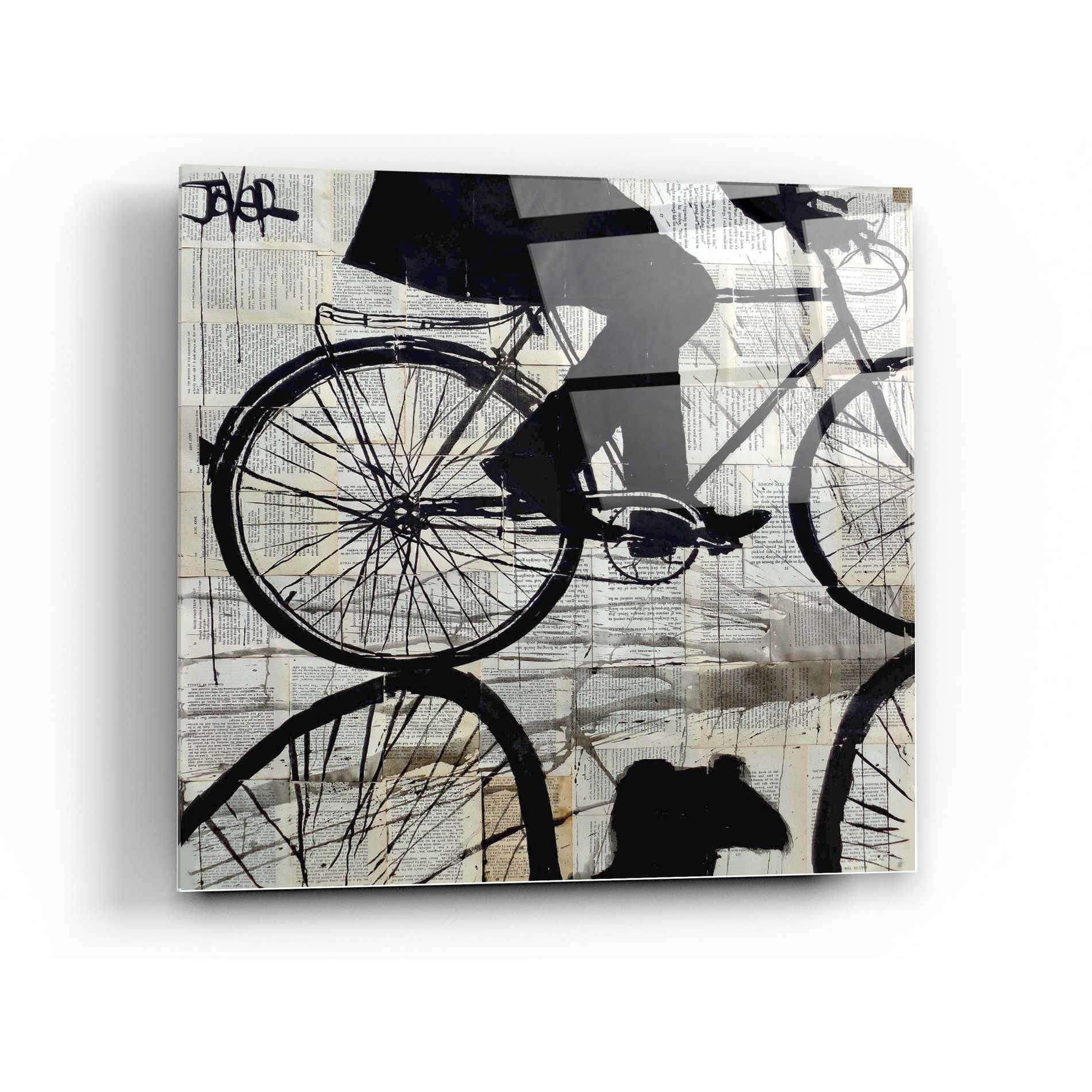 Epic Art 'Ride' by Loui Jover, Acrylic Glass Wall Art,24x24