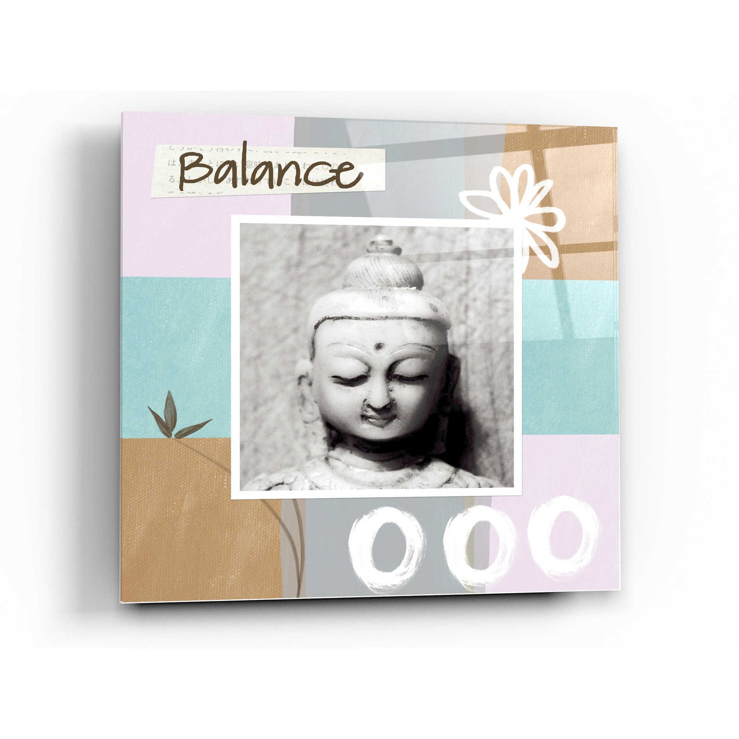 Epic Art 'Balance' by Linda Woods, Acrylic Glass Wall Art,24x24