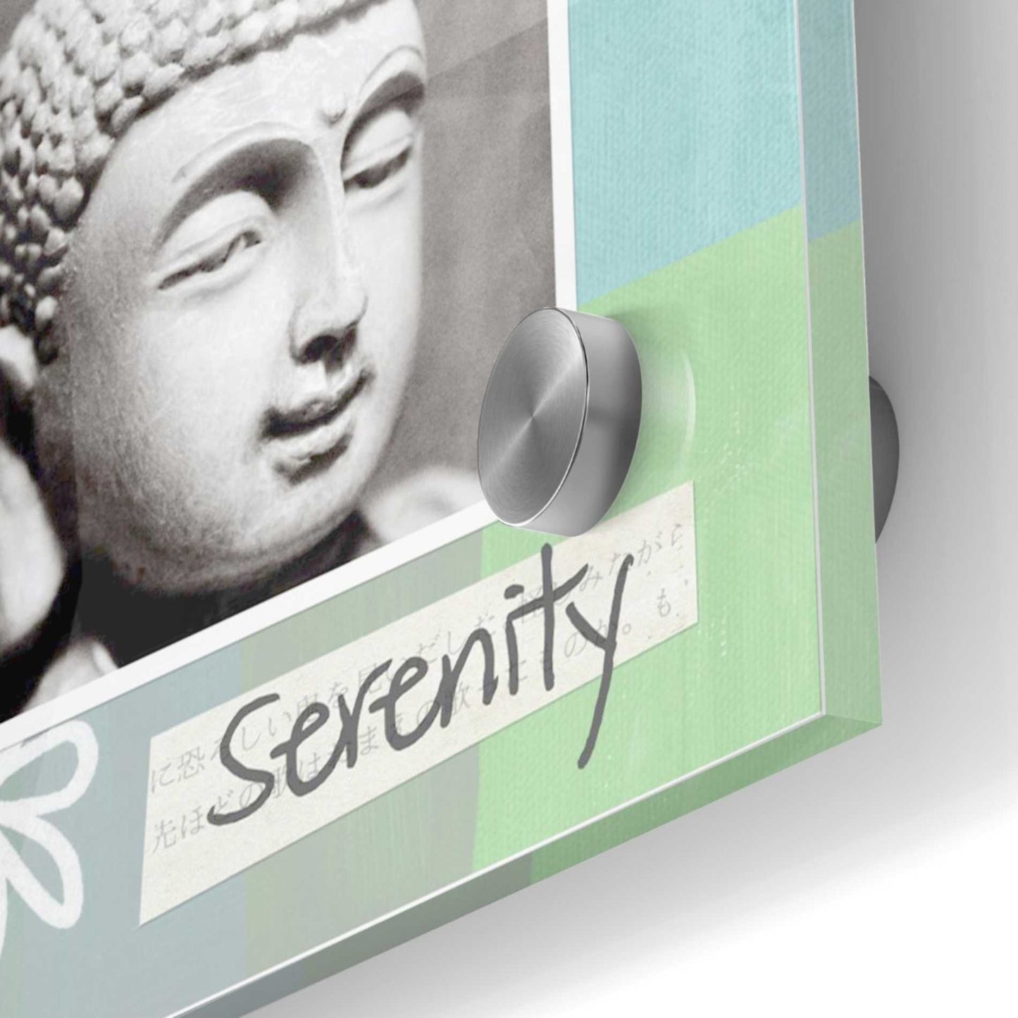 Epic Art 'Serenity' by Linda Woods, Acrylic Glass Wall Art,24x24