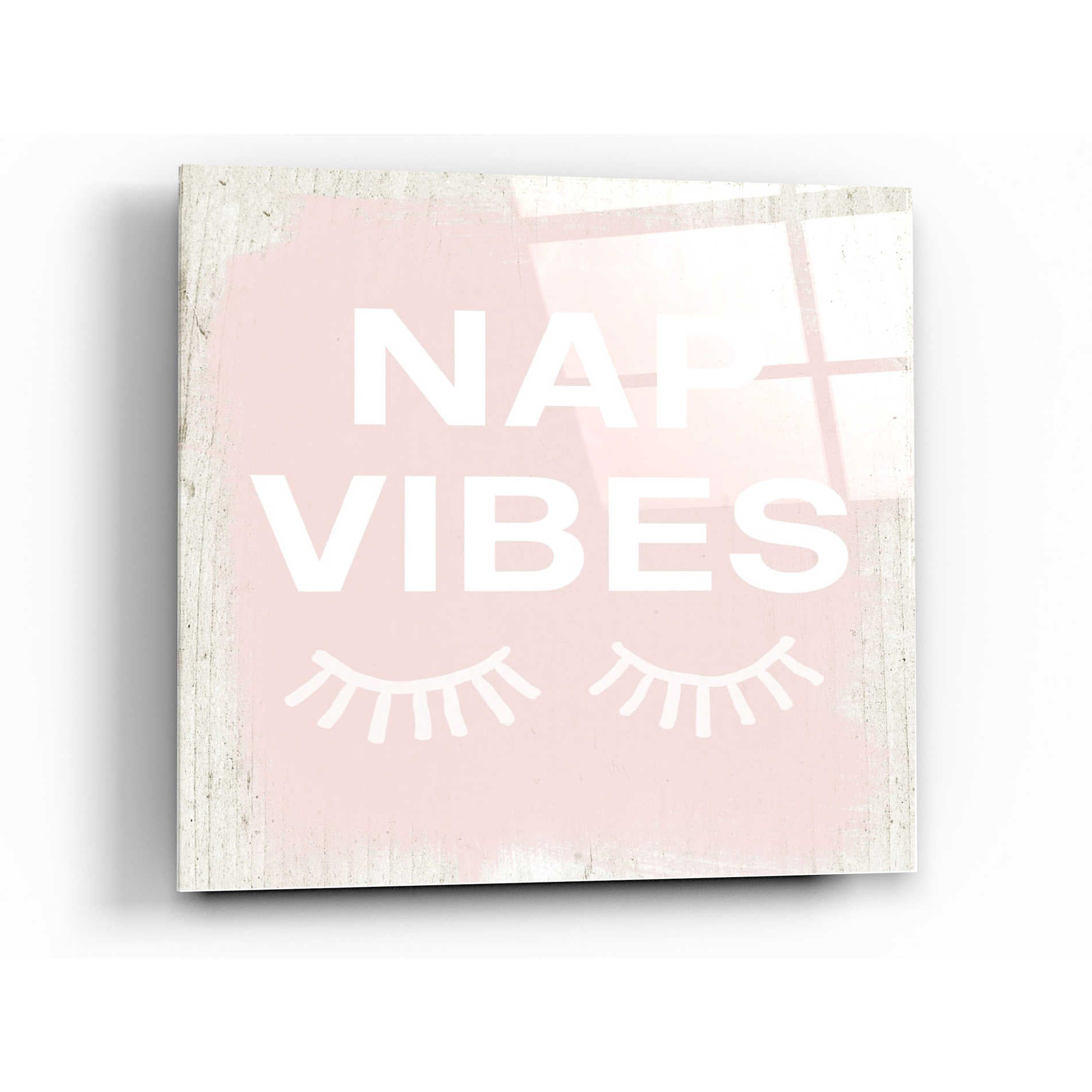 Epic Art 'Nap Vibes' by Linda Woods, Acrylic Glass Wall Art,24x24