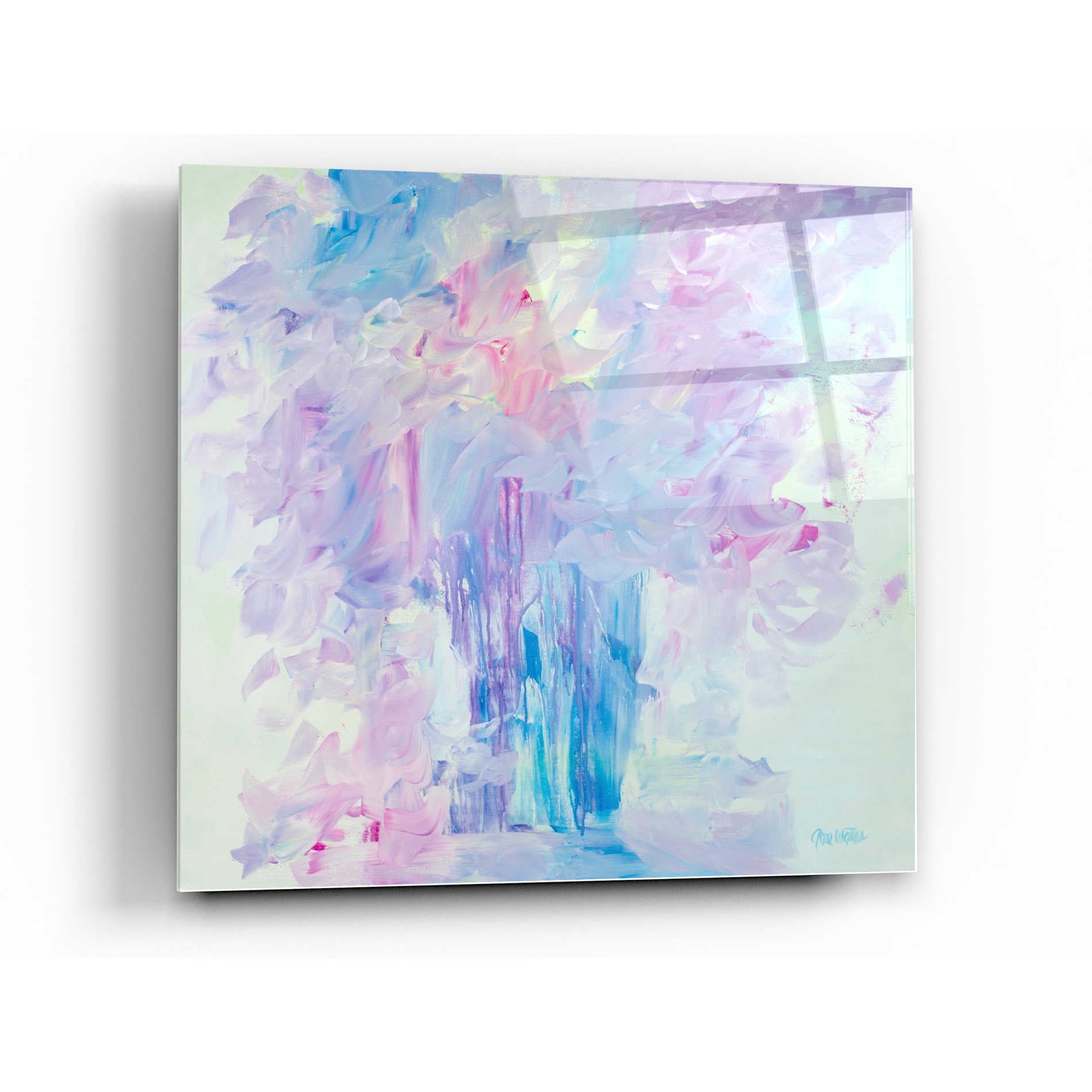 Epic Art 'Blissful Blooms' by Anne Waters, Acrylic Glass Wall Art,24x24