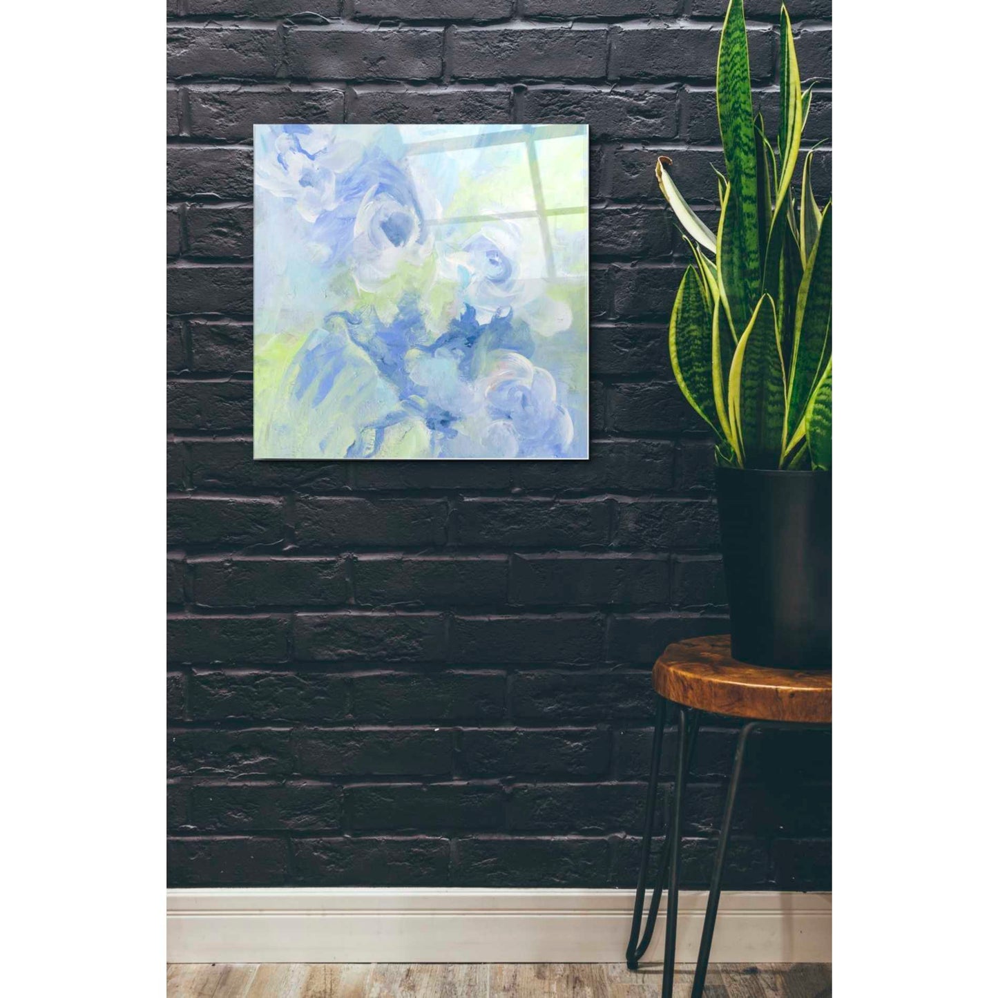 Epic Art 'Flowing Floral' by Anne Waters, Acrylic Glass Wall Art,24x24