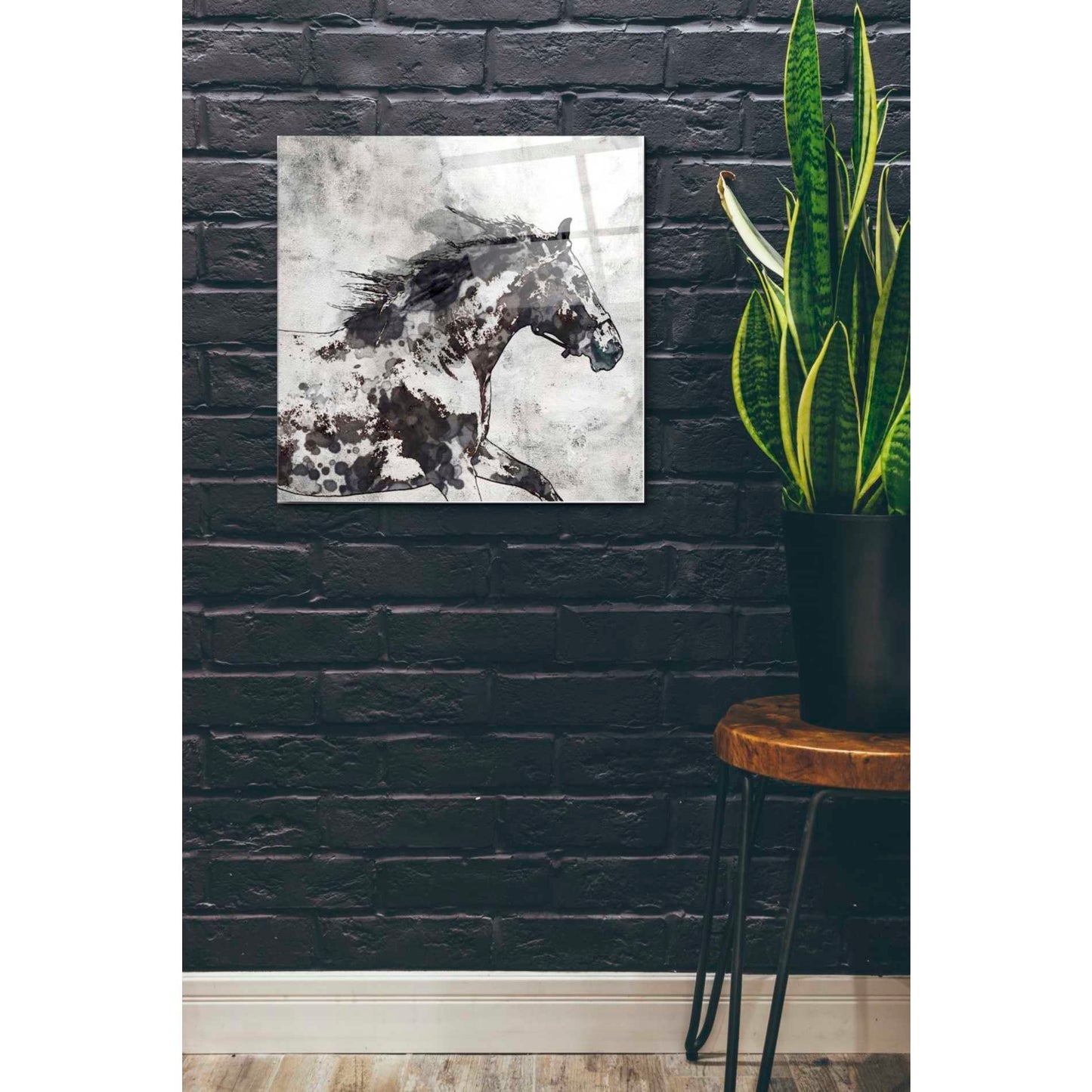 Epic Art 'Bay Horse 4' by Irena Orlov, Acrylic Glass Wall Art,24x24