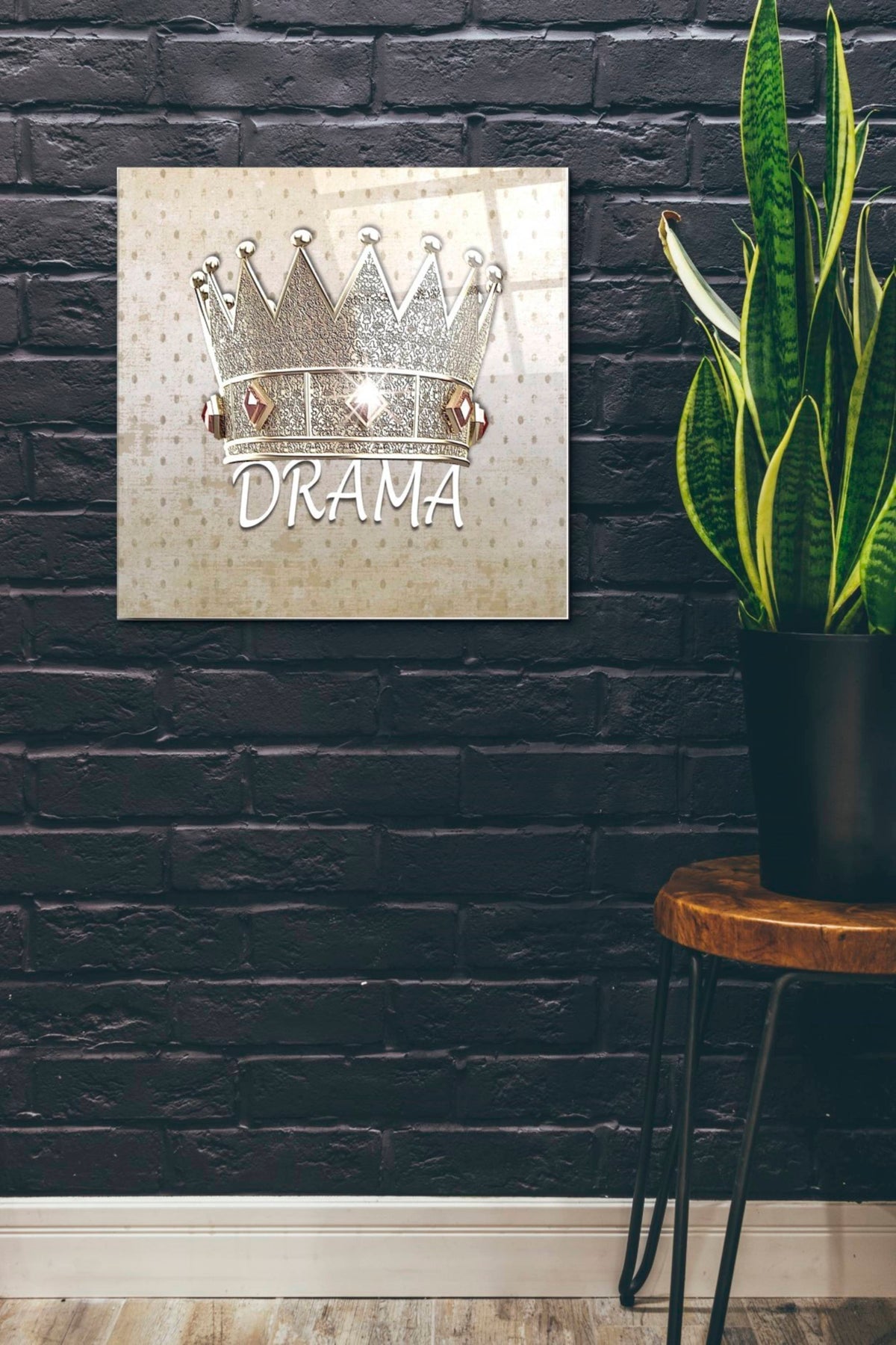 Epic Art 'Drama Queen' by Karen Smith, Acrylic Glass Wall Art,24x24