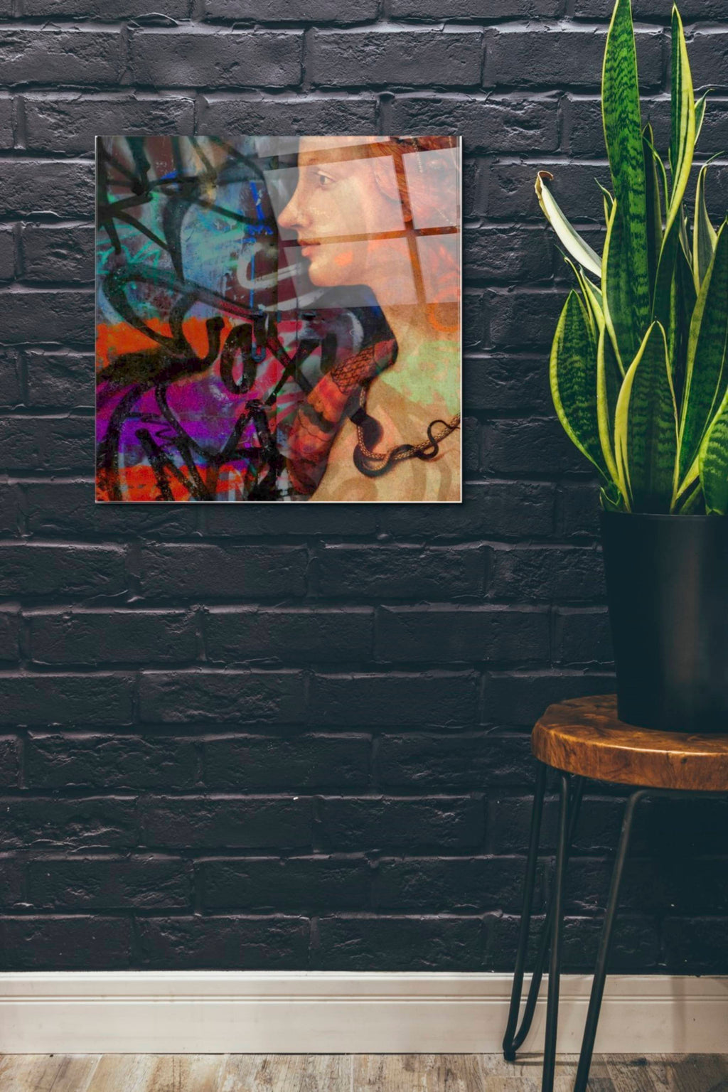 Epic Art 'Classic Graffiti 2' by Karen Smith, Acrylic Glass Wall Art,24x24