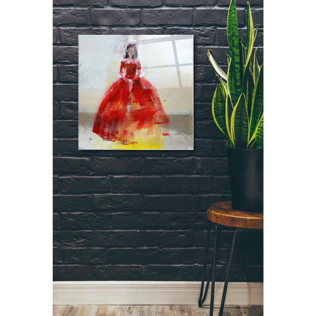 Epic Art 'Masquerade' by Oscar Alvarez Pardo, Acrylic Glass Wall Art,24x24