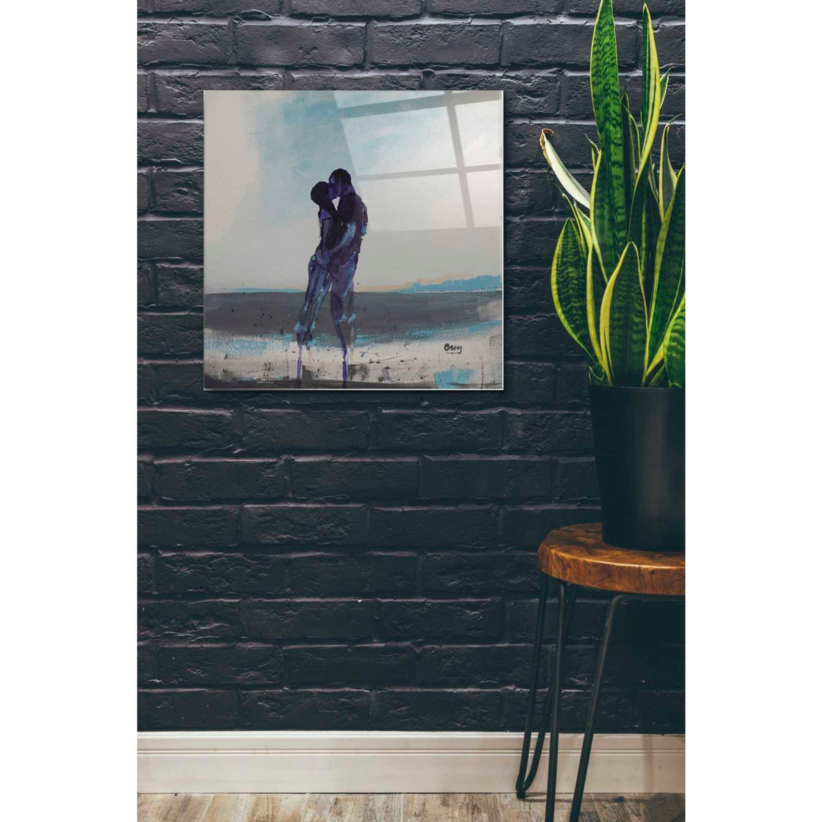 Epic Art 'Before Sunrise' by Oscar Alvarez Pardo, Acrylic Glass Wall Art,24x24