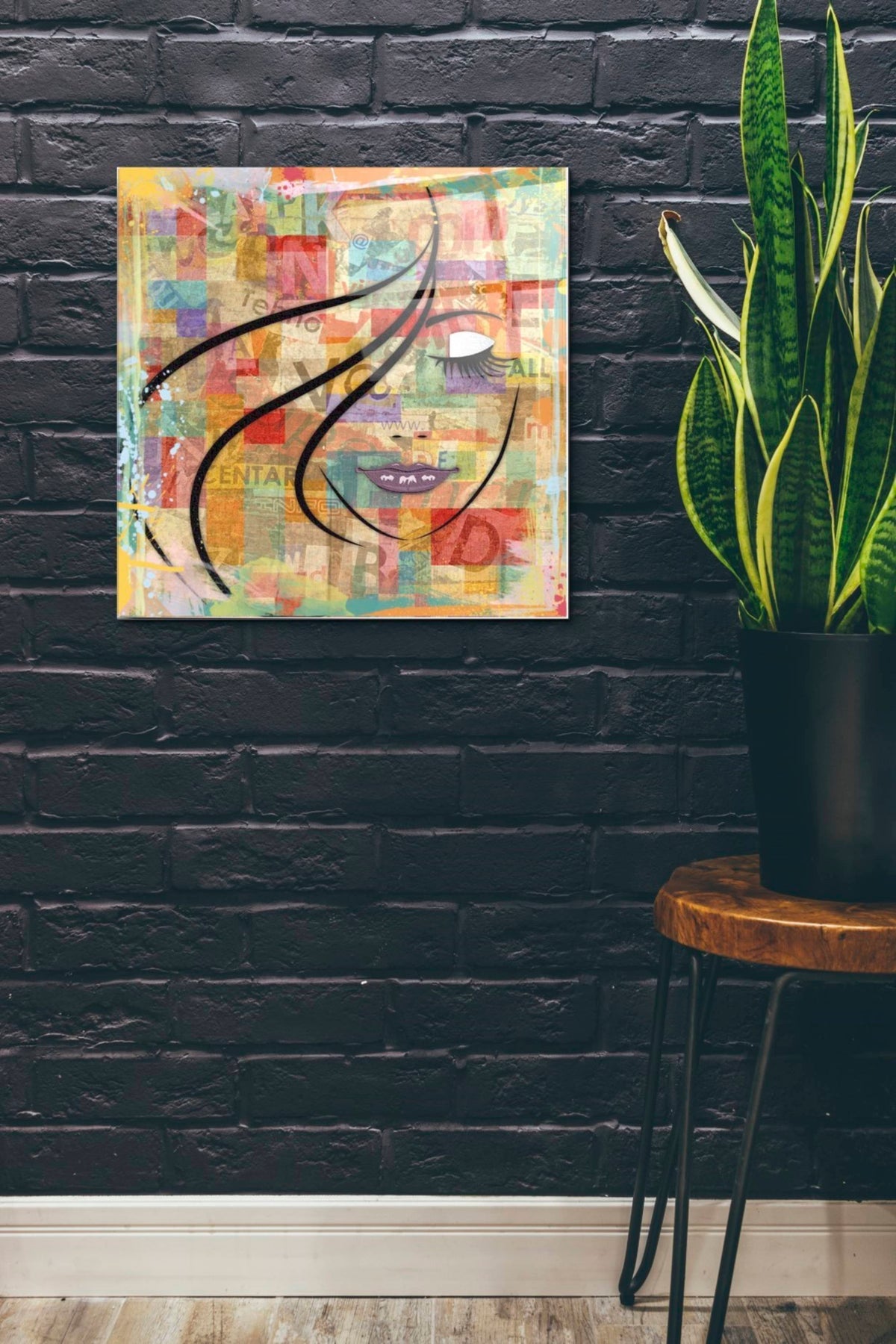 Epic Art 'Billboard 1' by Karen Smith, Acrylic Glass Wall Art,24x24