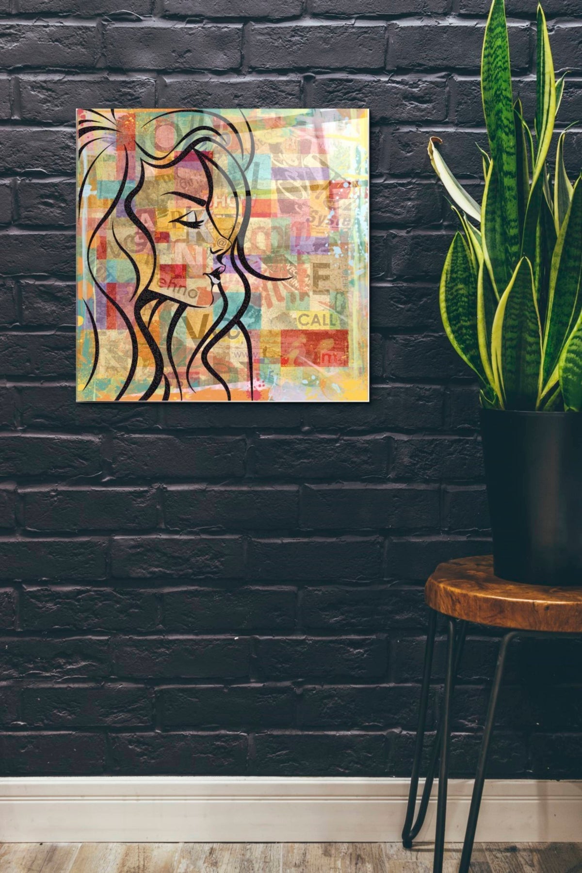 Epic Art 'Billboard 2' by Karen Smith, Acrylic Glass Wall Art,24x24