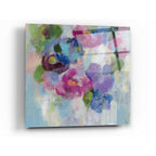 Epic Art 'Pink and Blue II' by Silvia Vassileva, Acrylic Glass Wall Art,24x24