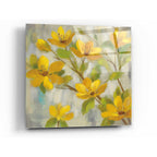Epic Art 'Golden Bloom I' by Silvia Vassileva, Acrylic Glass Wall Art,24x24