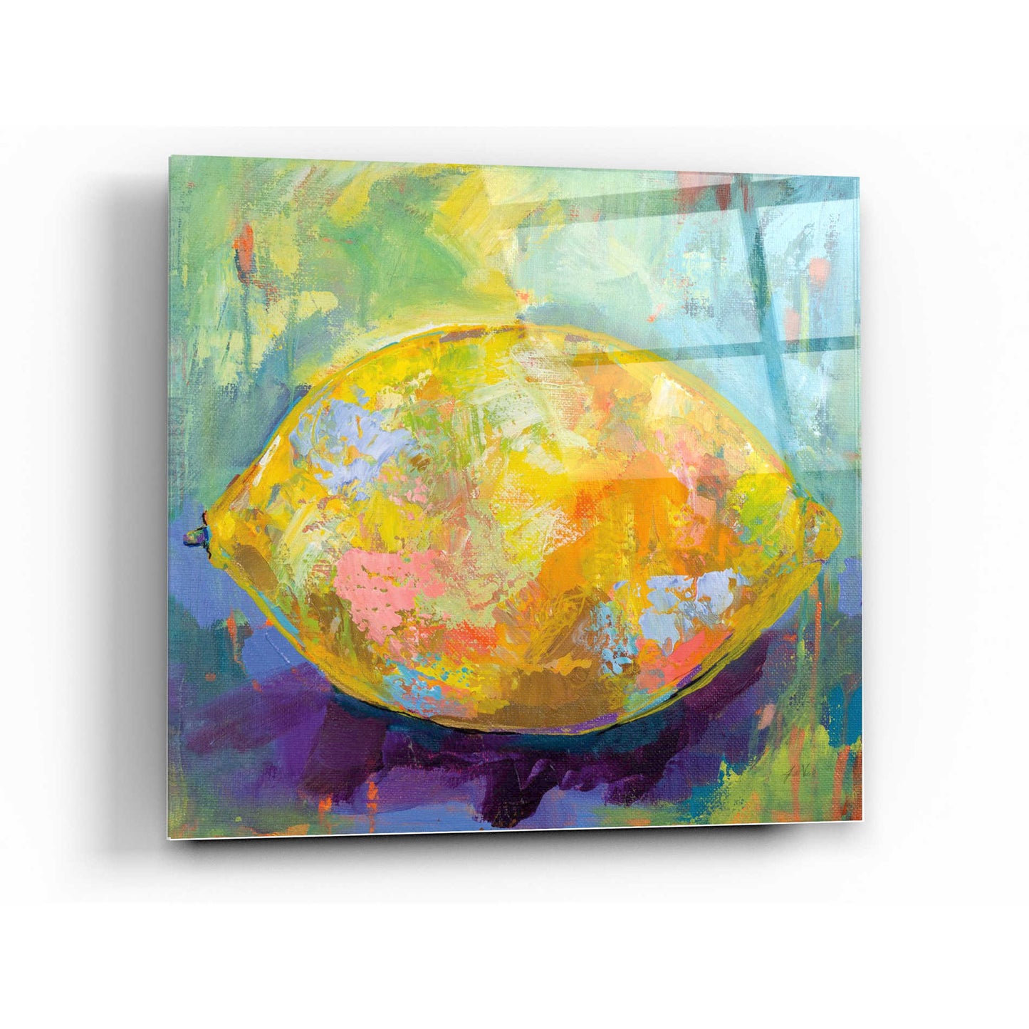 Epic Art 'Lemon' by Jeanette Vertentes, Acrylic Glass Wall Art,24x24