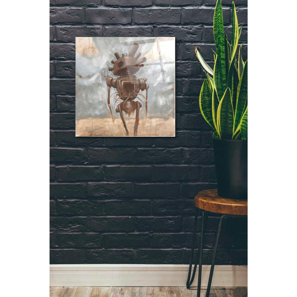 Epic Art 'Brought The War Home' by Craig Snodgrass, Acrylic Glass Wall Art,24x24