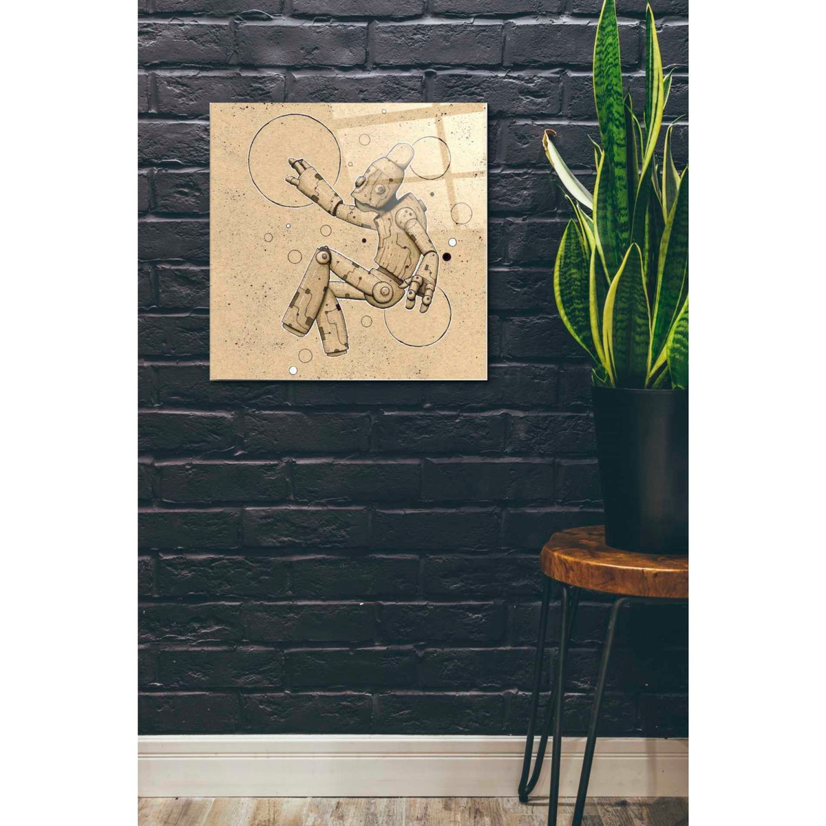 Epic Art 'Float Bot 1.0' by Craig Snodgrass, Acrylic Glass Wall Art,24x24