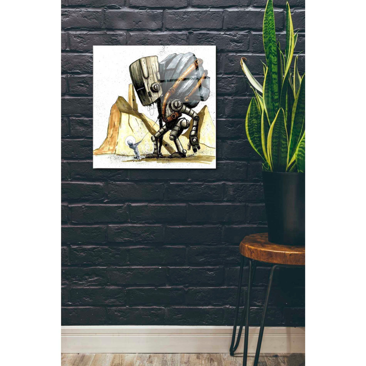 Epic Art 'Ink Bot 2.0' by Craig Snodgrass, Acrylic Glass Wall Art,24x24