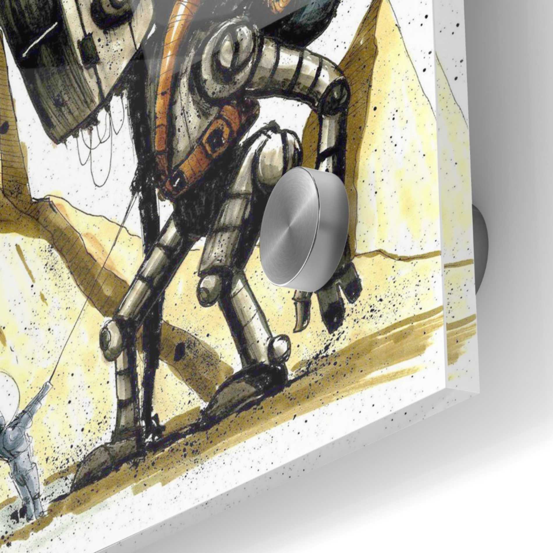 Epic Art 'Ink Bot 2.0' by Craig Snodgrass, Acrylic Glass Wall Art,24x24