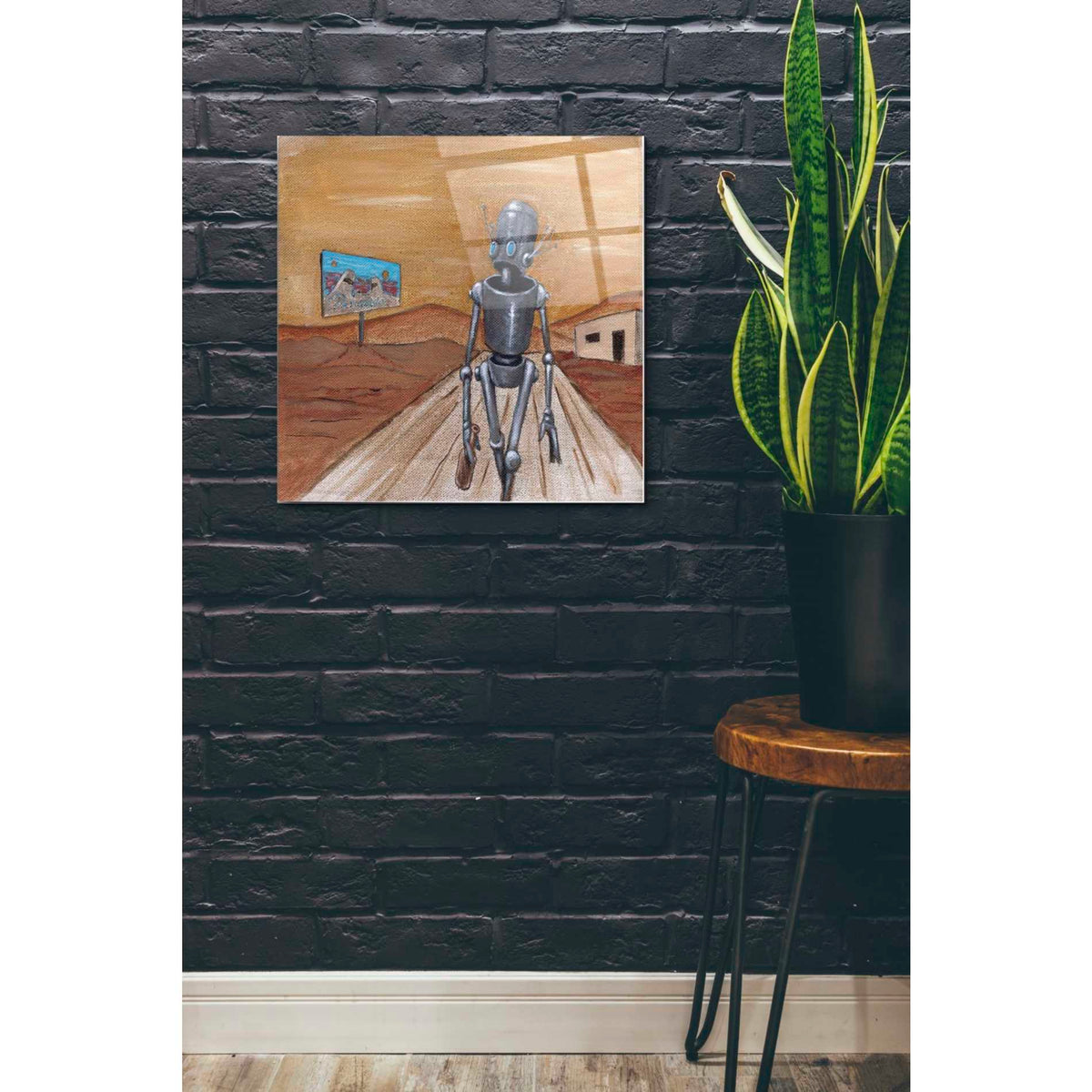 Epic Art 'Paradisio' by Craig Snodgrass, Acrylic Glass Wall Art,24x24