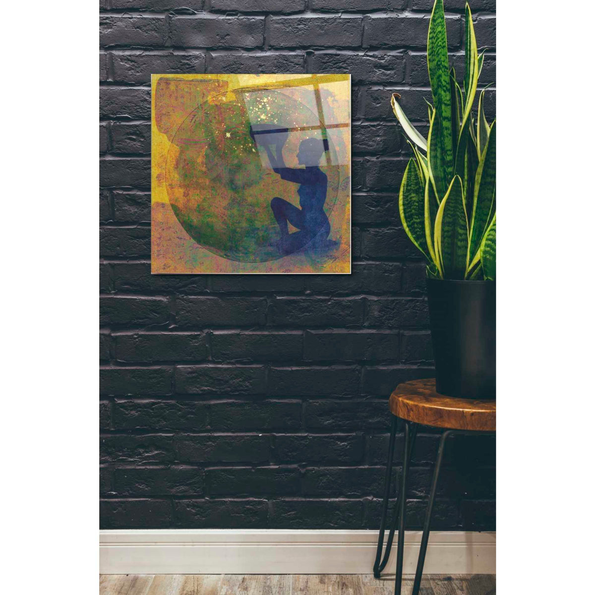 Epic Art 'Vessel of Cosmic Creativity' by Elena Ray Acrylic Glass Wall Art,24x24