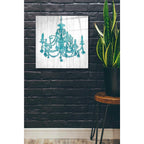 Epic Art 'Luxurious Lights III Turquoise' by James Wiens, Acrylic Glass Wall Art,24x24
