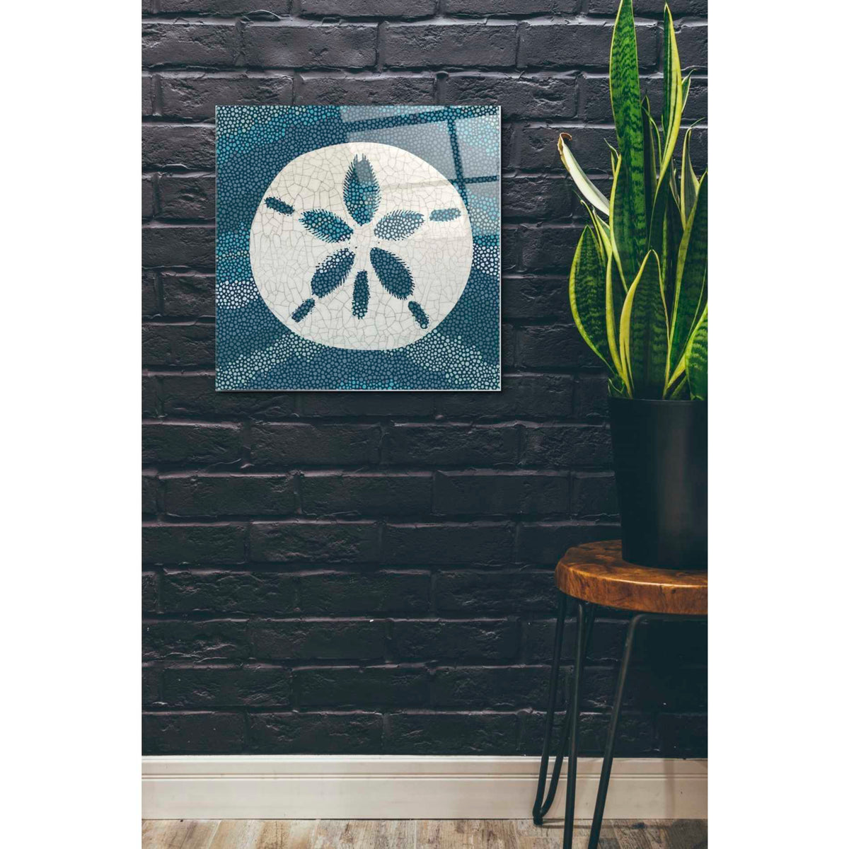 Epic Art 'Sea Glass II' by Wild Apple Portfolio, Acrylic Glass Wall Art,24x24