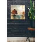 Epic Art 'Landscape Monotype II' by Silvia Vassileva, Acrylic Glass Wall Art,24x24