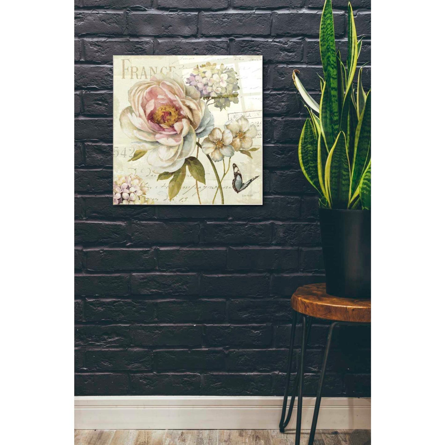 Epic Art 'Marche de Fleurs III' by Lisa Audit, Acrylic Glass Wall Art,24x24