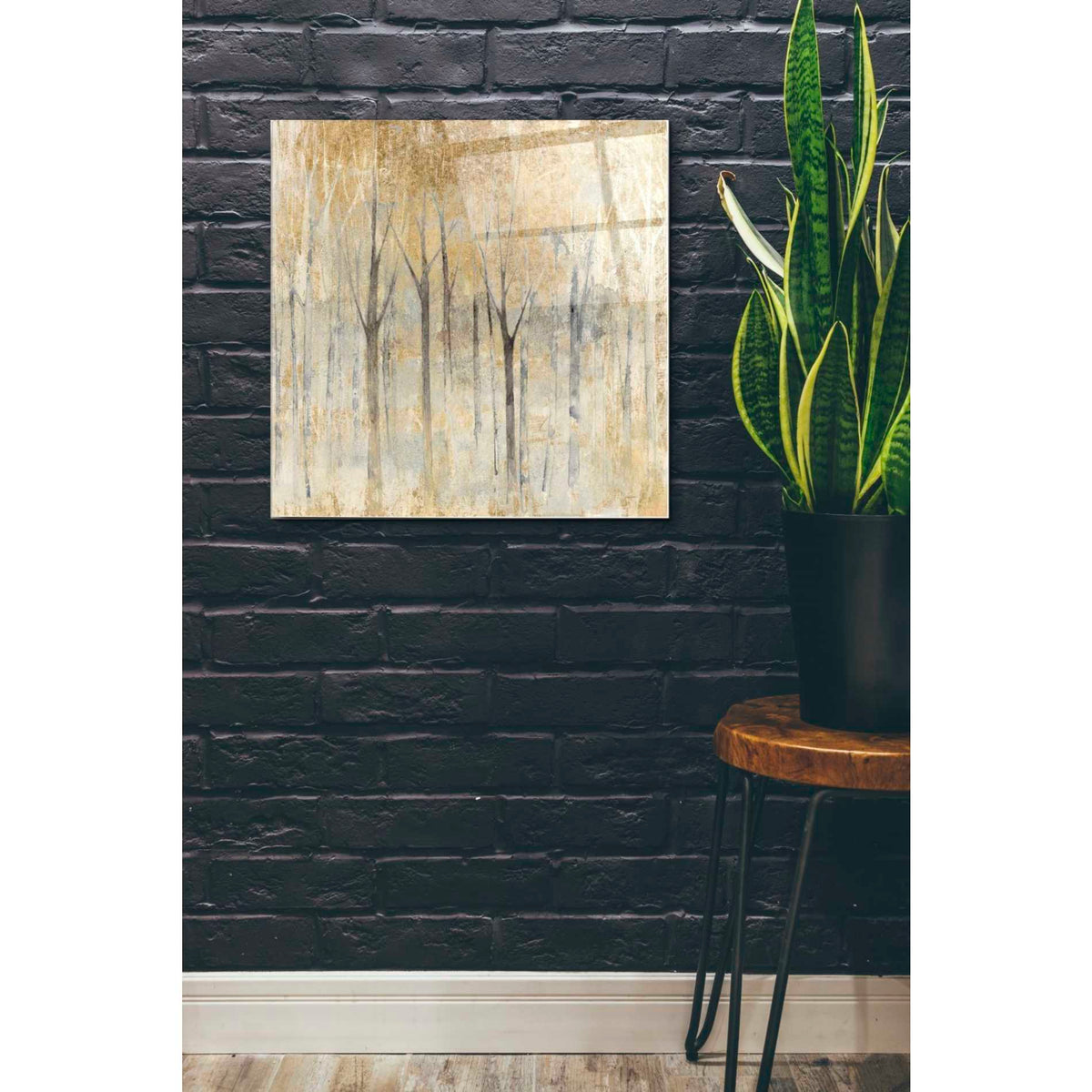 Epic Art 'Seasons End Gold' by Avery Tillmon, Acrylic Glass Wall Art,24x24