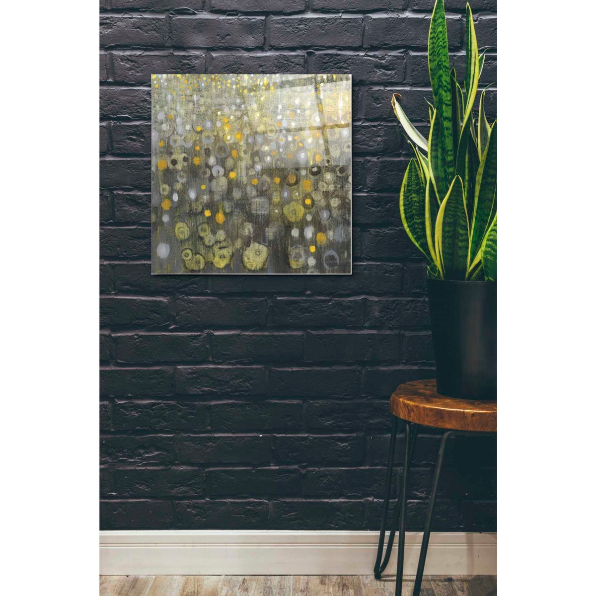 Epic Art 'Rain Abstract V' by Danhui Nai, Acrylic Glass Wall Art,24x24