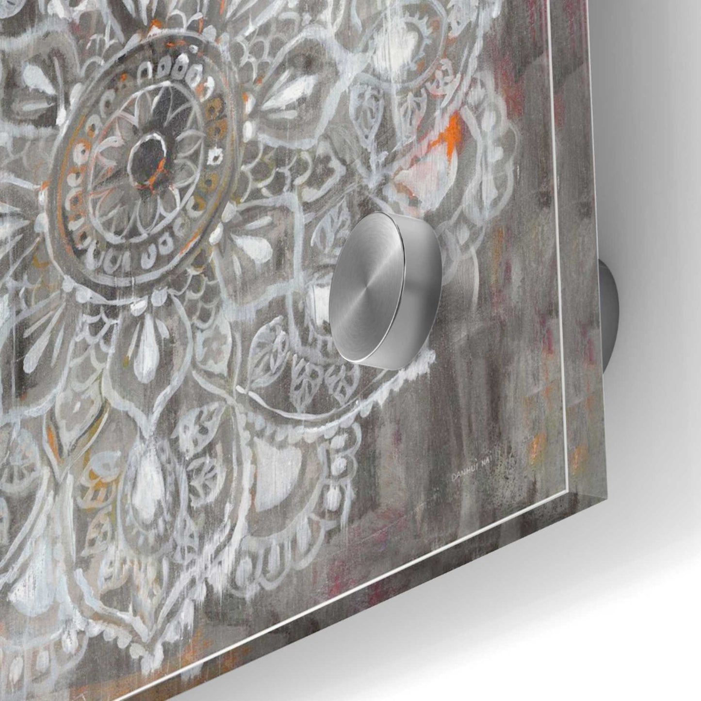 Epic Art 'Mandala In Neutral II' by Danhui Nai, Acrylic Glass Wall Art,24x24