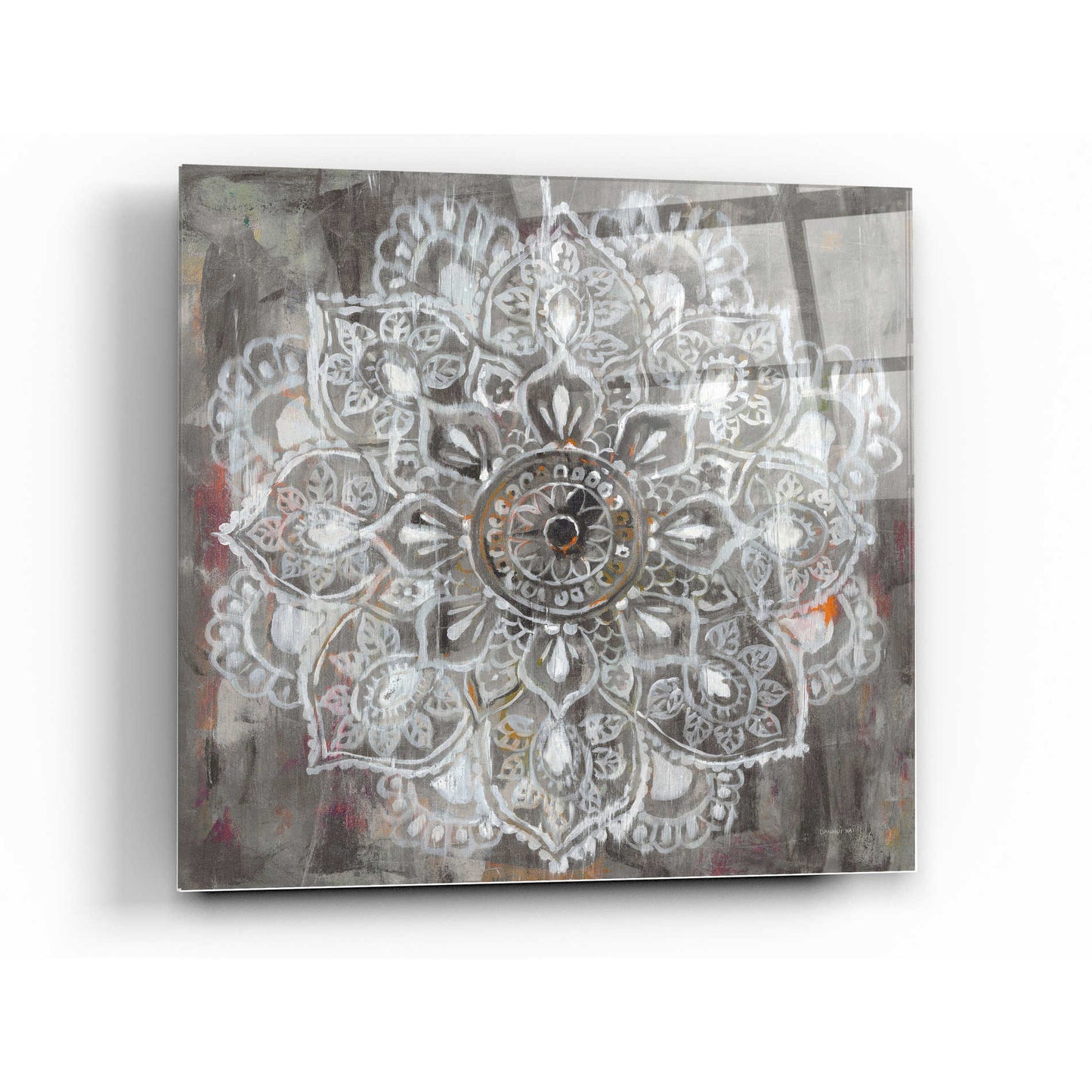 Epic Art 'Mandala In Neutral II' by Danhui Nai, Acrylic Glass Wall Art,24x24