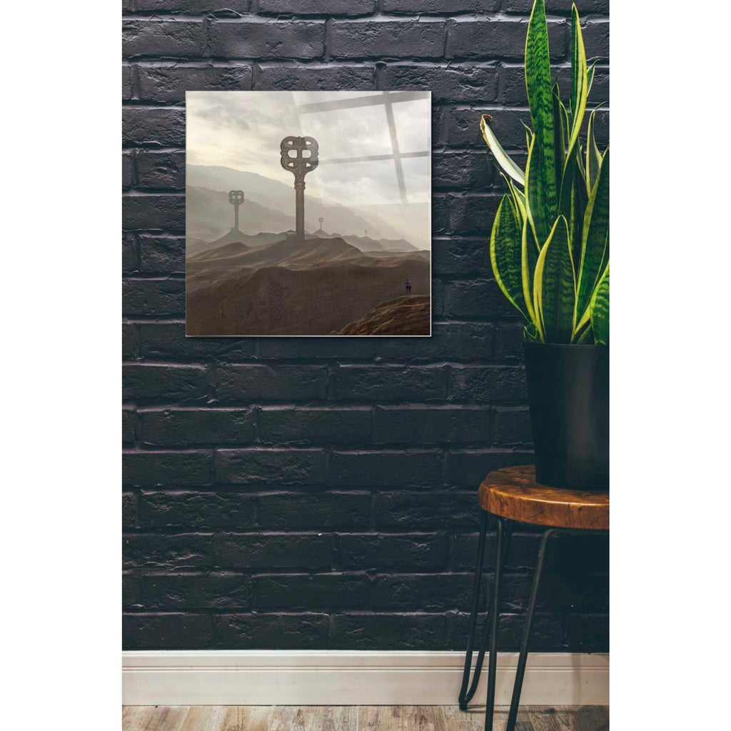 Epic Art 'Land of Keys' by Dariusz Klimczak, Acrylic Glass Wall Art,24x24