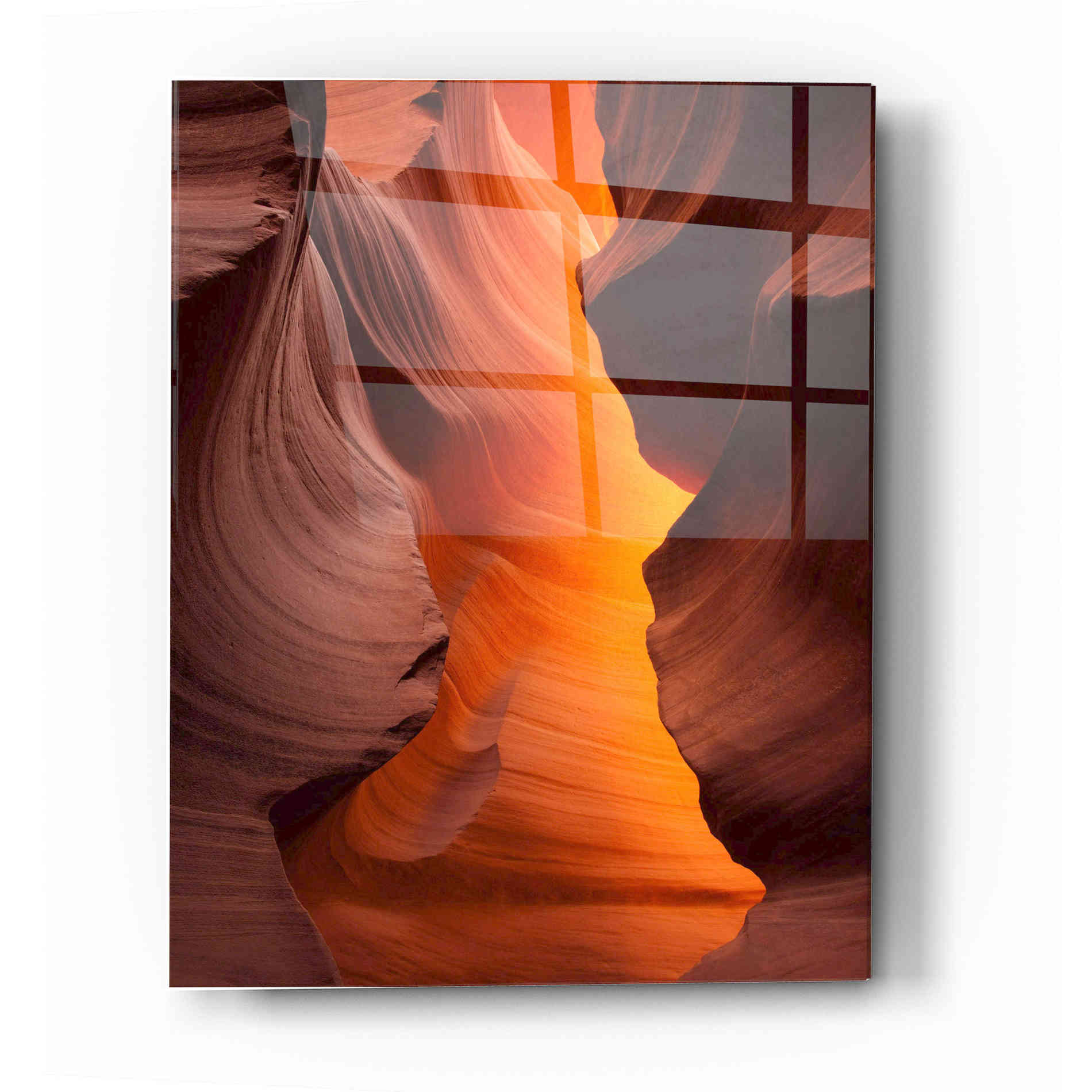Epic Art "The Burning" by Darren White, Acrylic Glass Wall Art,24x36