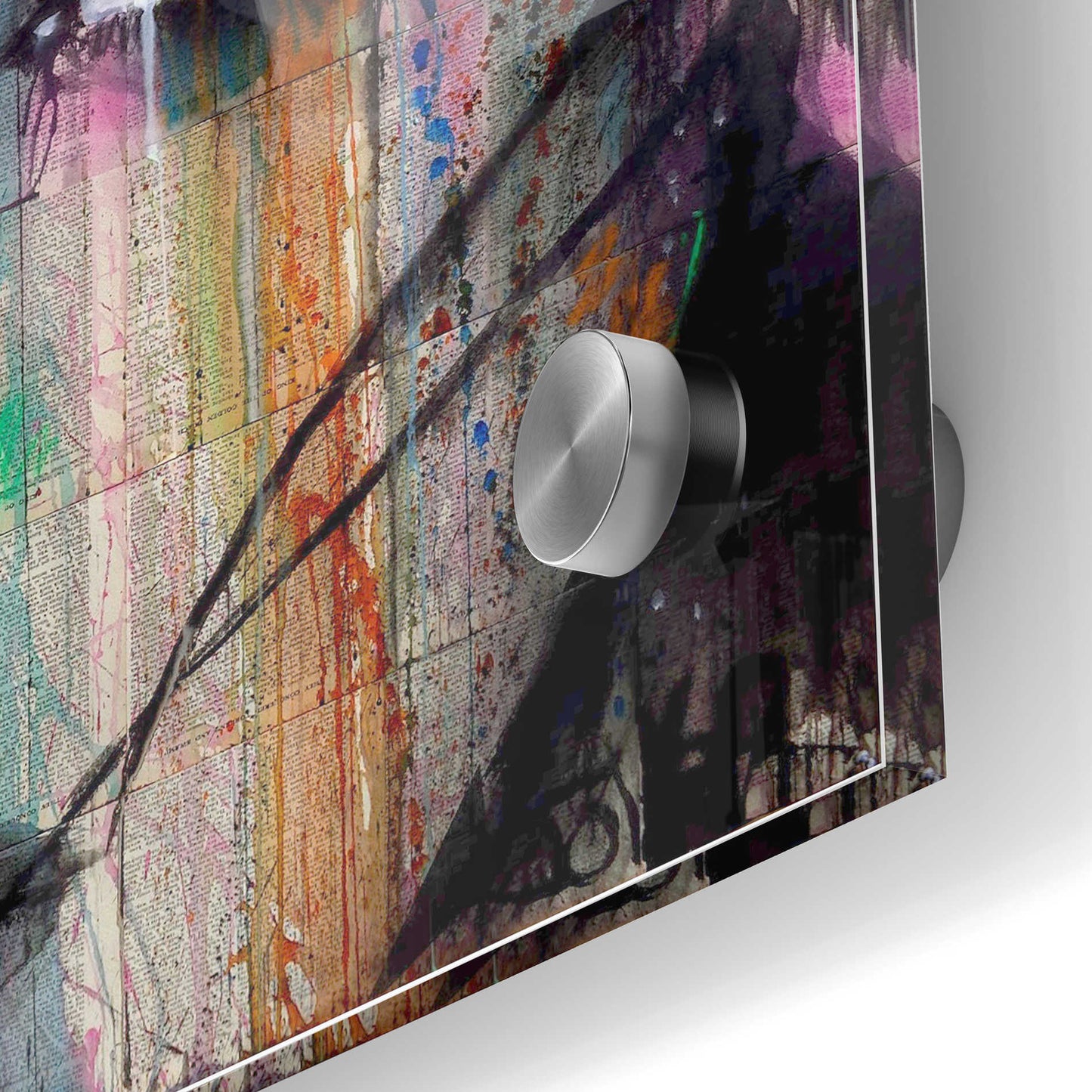 Epic Art 'Merge' by Loui Jover, Acrylic Glass Wall Art,24x36