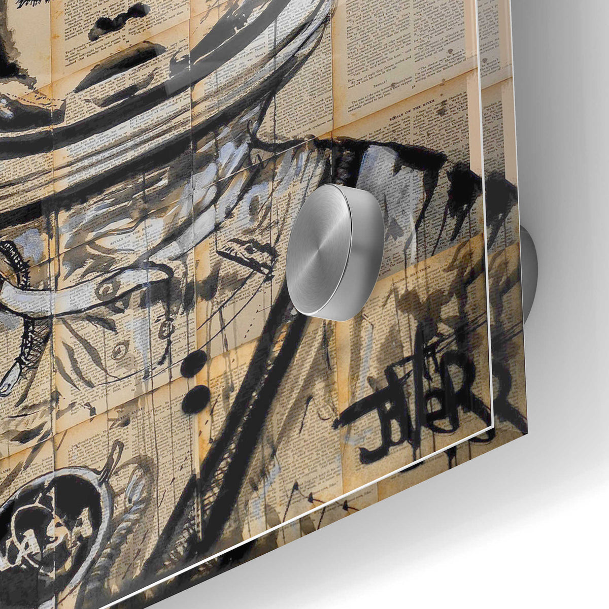 Epic Art 'Orbit' by Loui Jover, Acrylic Glass Wall Art,24x36