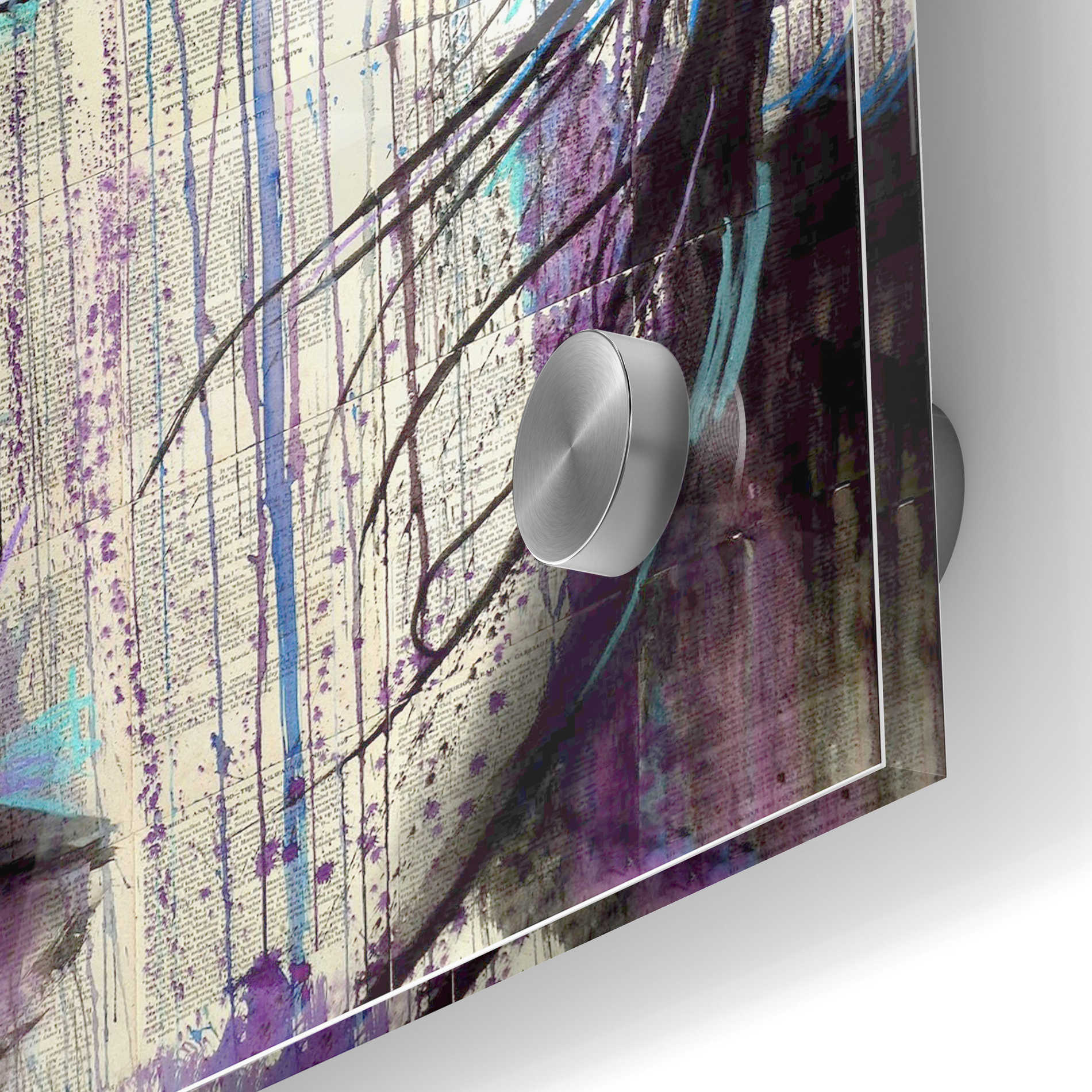 Epic Art 'Indigo Feeling' by Loui Jover, Acrylic Glass Wall Art,24x36