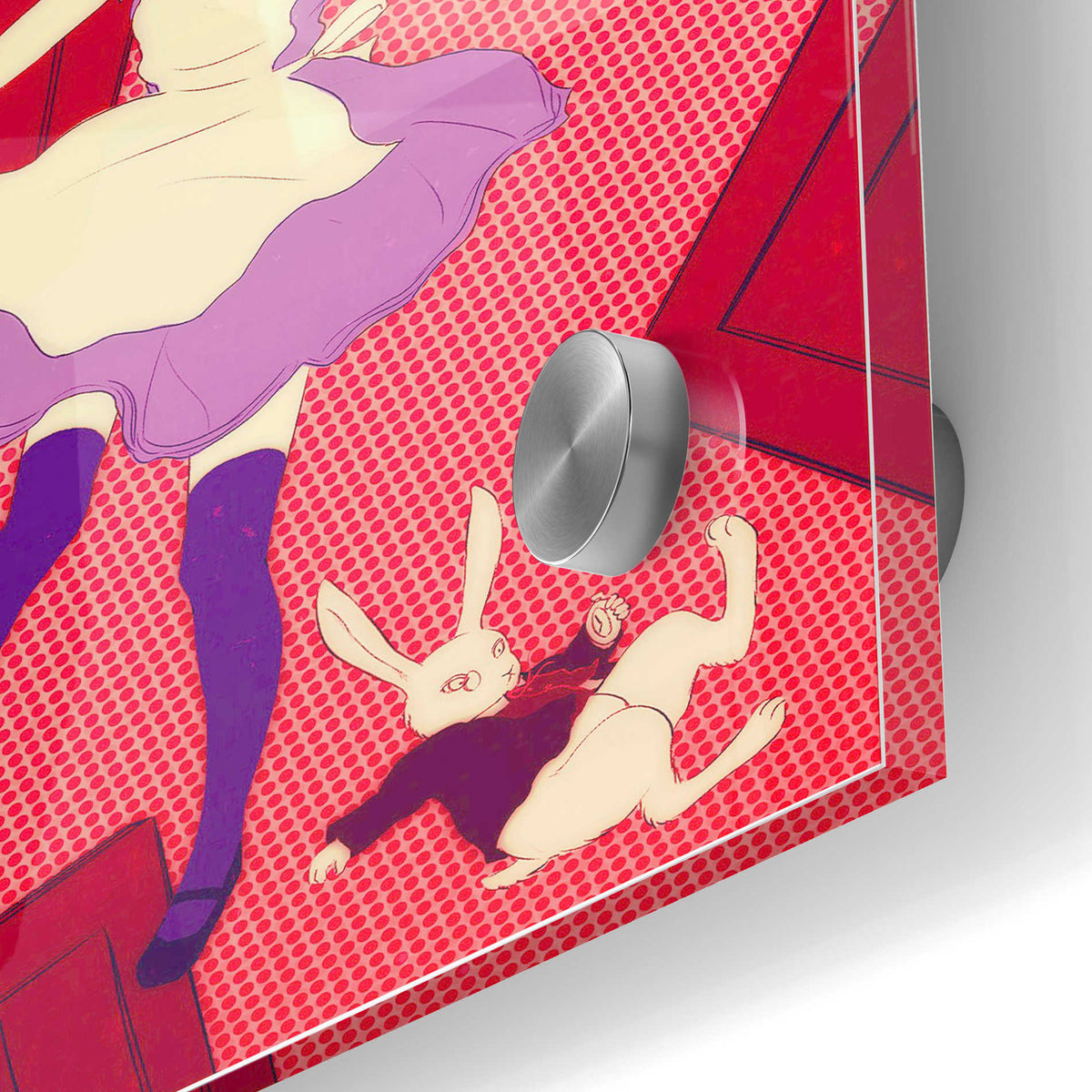 Epic Art 'Alice Falling' by Sai Tamiya, Acrylic Glass Wall Art,24x36