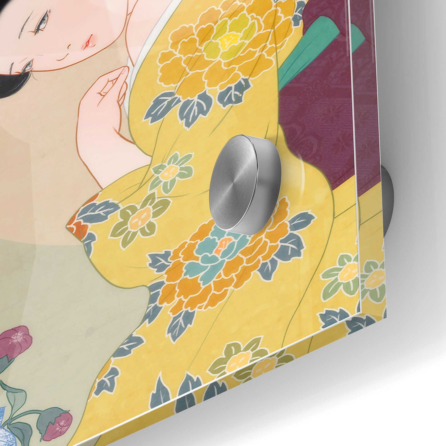 Epic Art 'Kikyou' by Sai Tamiya, Acrylic Glass Wall Art,24x36