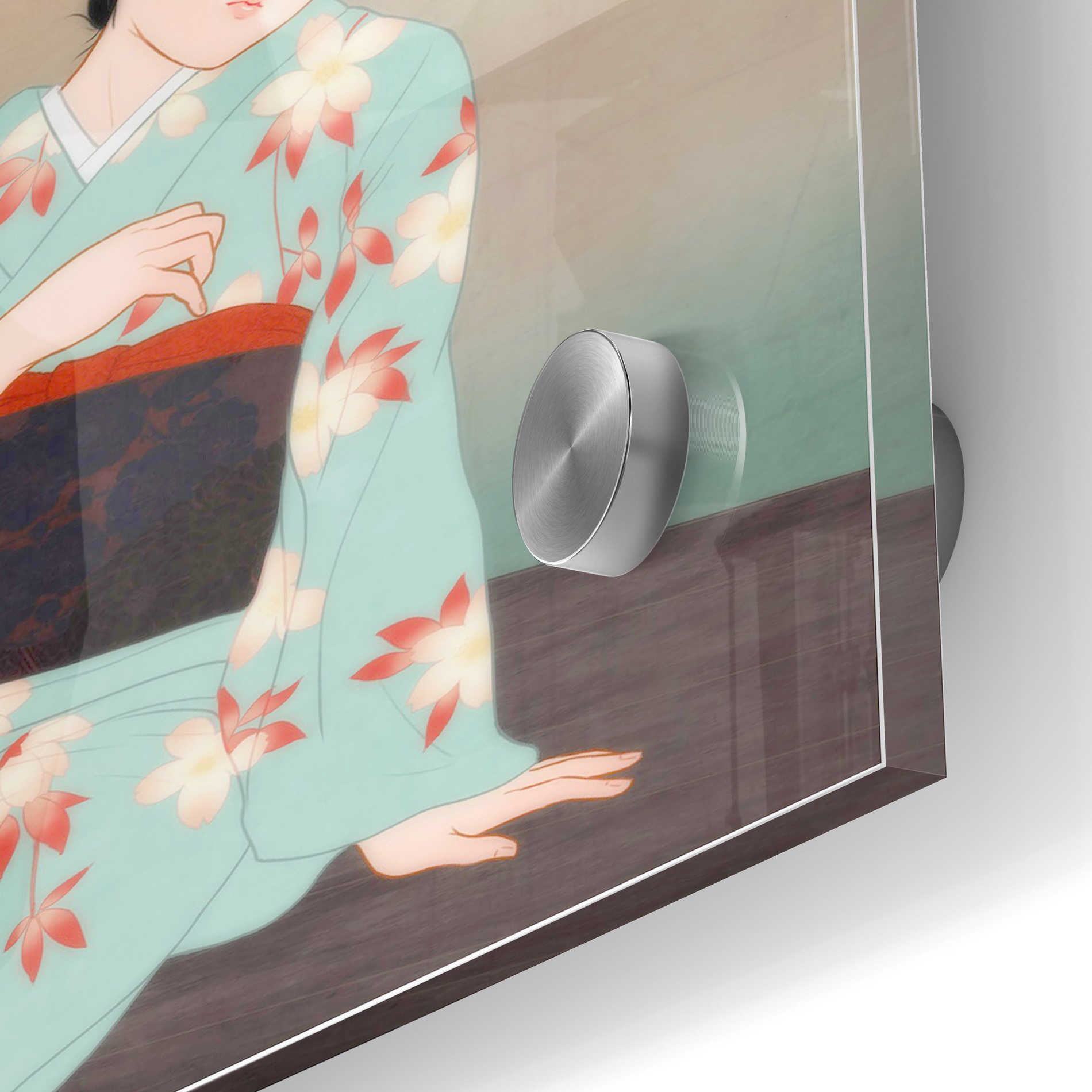 Epic Art 'Tsubaki' by Sai Tamiya, Acrylic Glass Wall Art,24x36