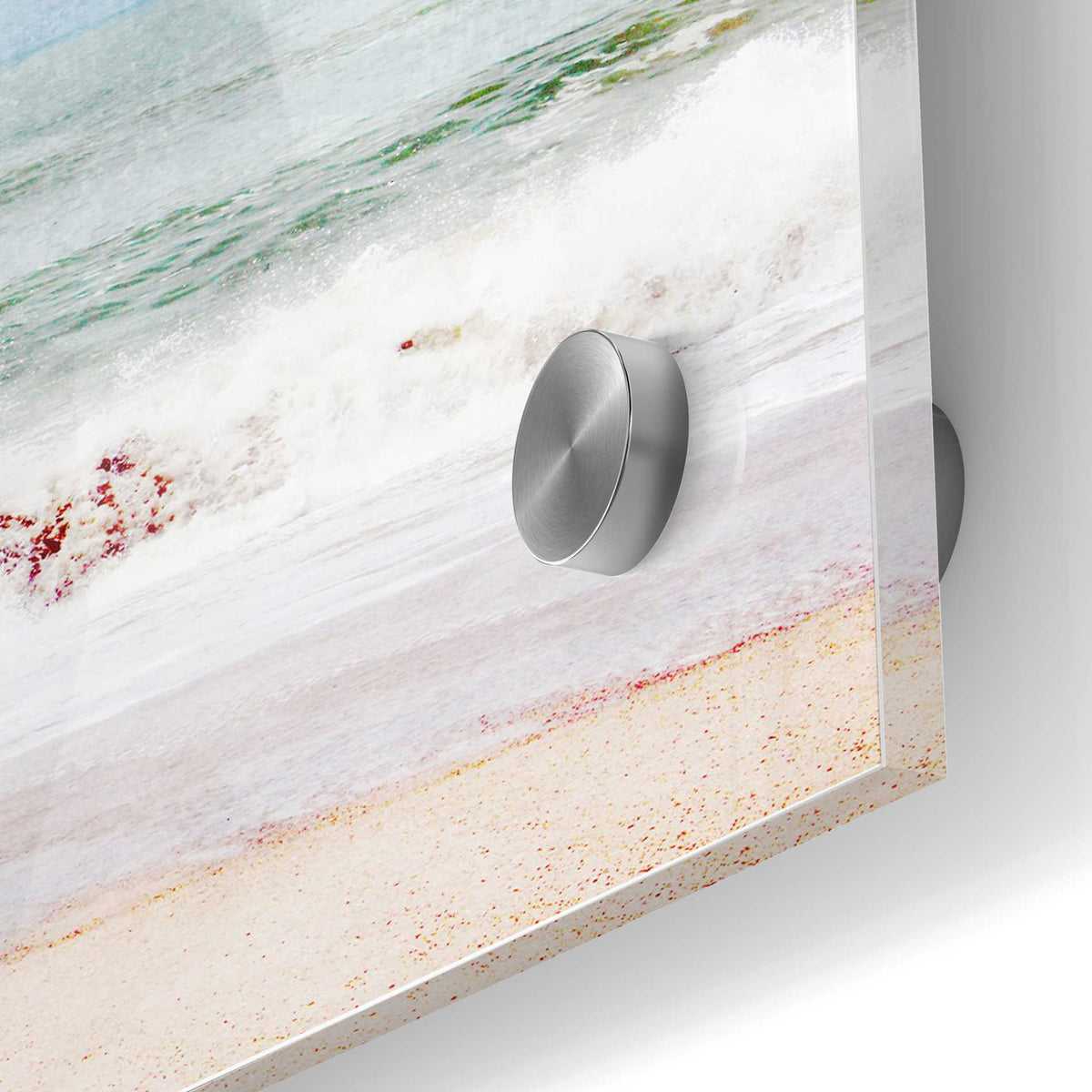 Epic Art 'Pastel Waves' by Linda Woods, Acrylic Glass Wall Art,24x36
