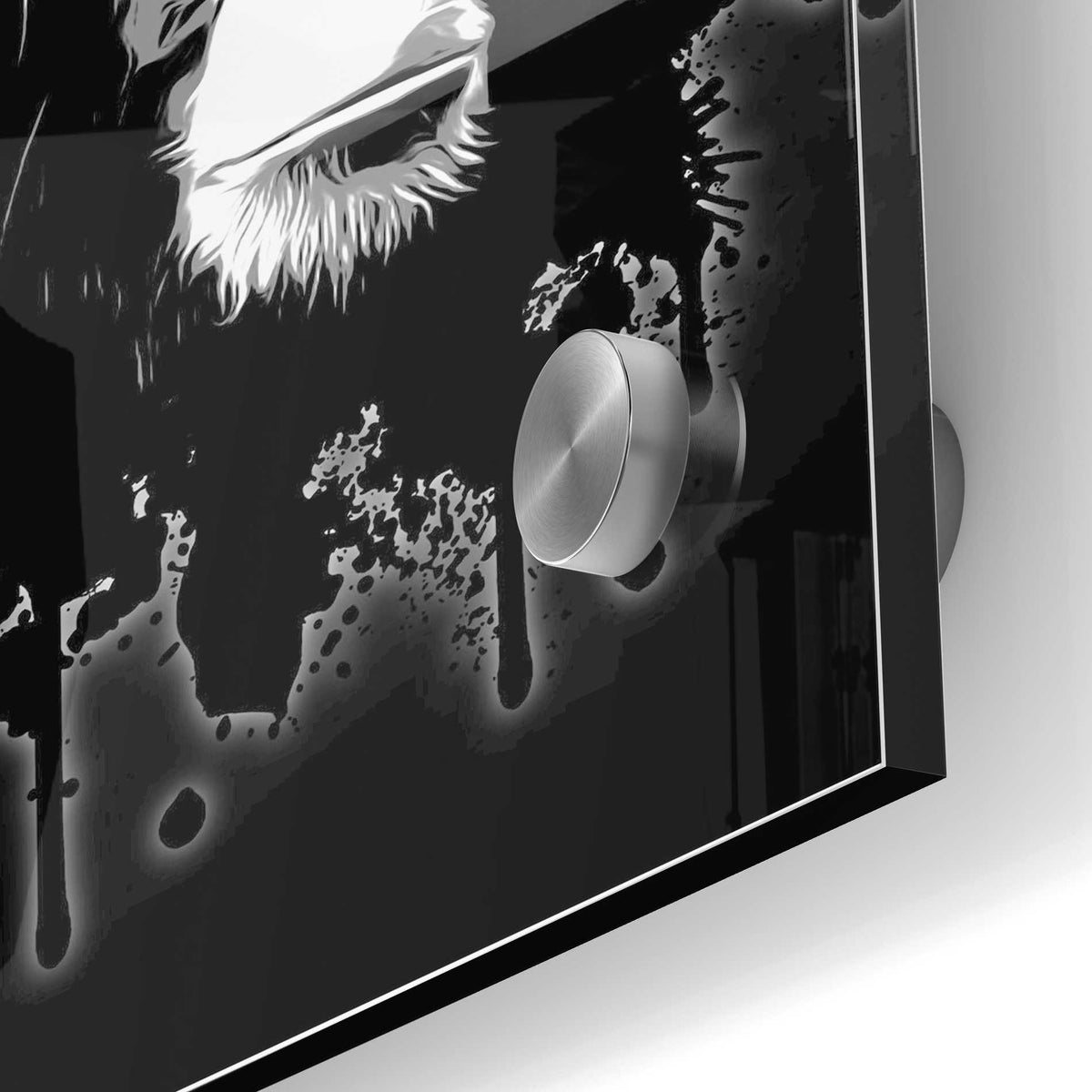 Epic Art 'Monkey Business Black' by Nicklas Gustafsson, Acrylic Glass Wall Art,24x36