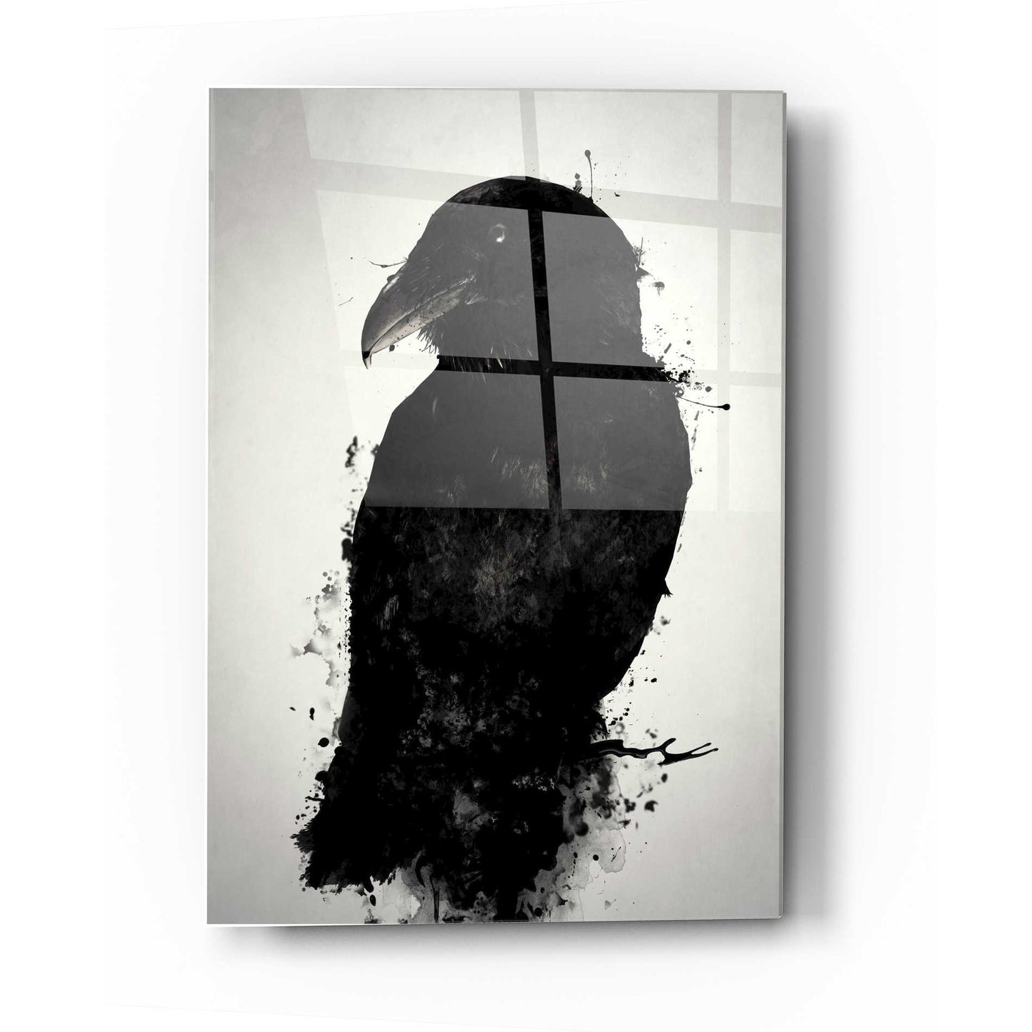 Epic Art 'The Raven' by Nicklas Gustafsson, Acrylic Glass Wall Art,24x36