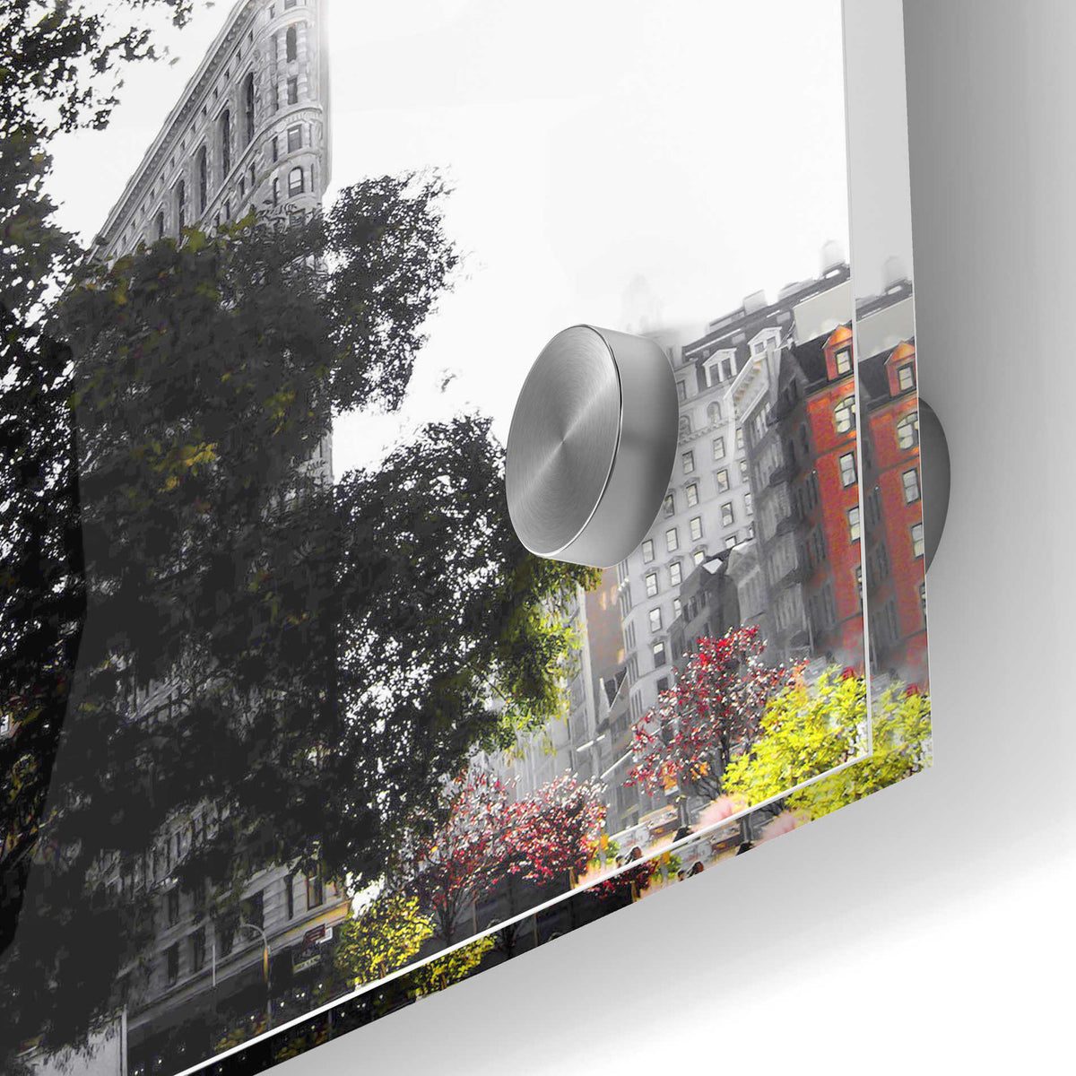 Epic Art 'Flatiron Autumn' by Nicklas Gustafsson, Acrylic Glass Wall Art,24x36
