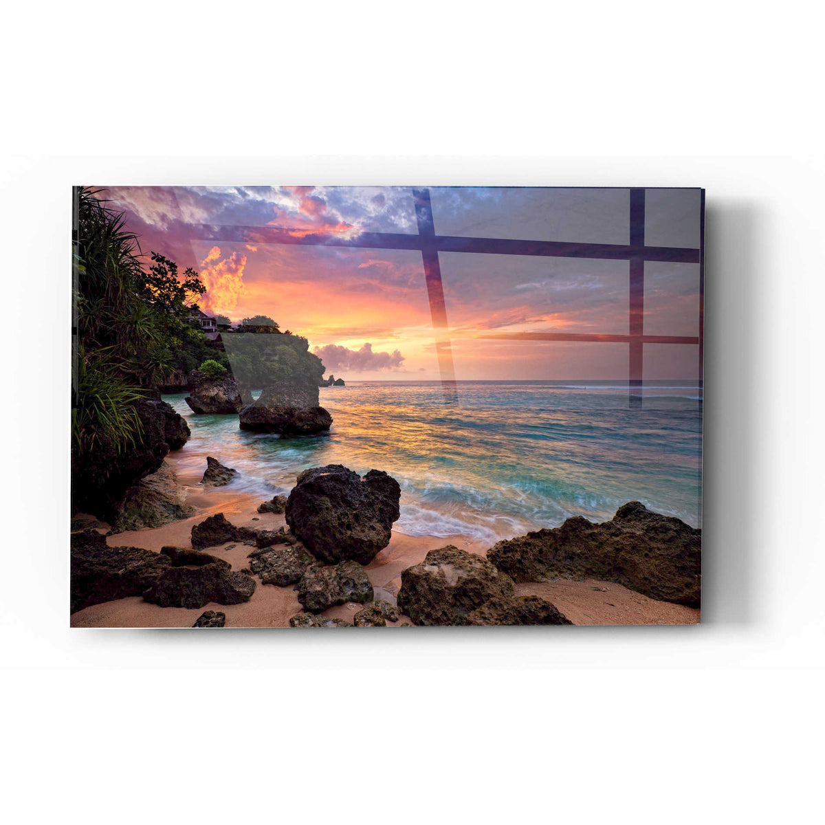 Epic Art 'Bali Vibes' by Jesse Estes, Acrylic Glass Wall Art,24x36