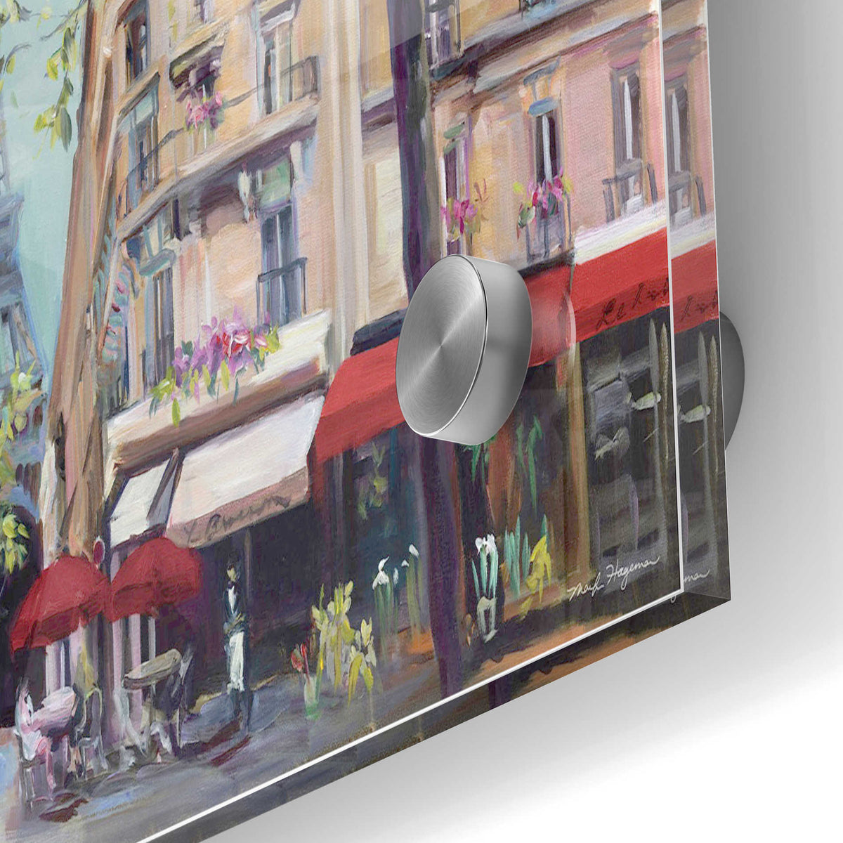 Epic Art 'Springtime in Paris' by Marilyn Hageman, Acrylic Glass Wall Art,24x36