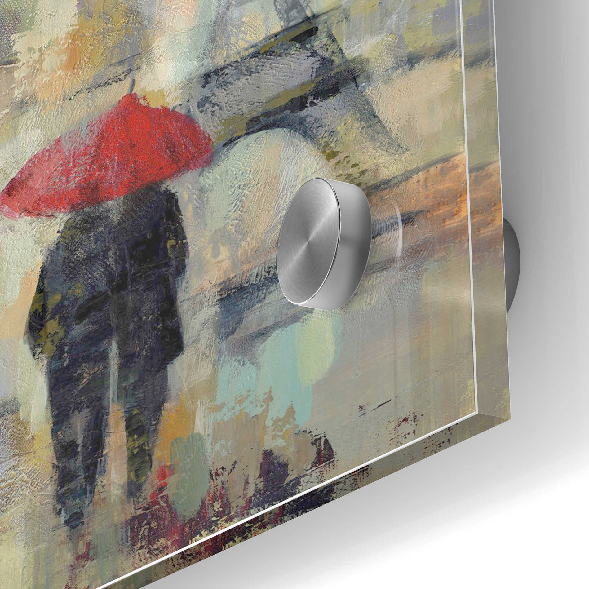 Epic Art 'Rain in the City II' by Silvia Vassileva, Acrylic Glass Wall Art,24x36