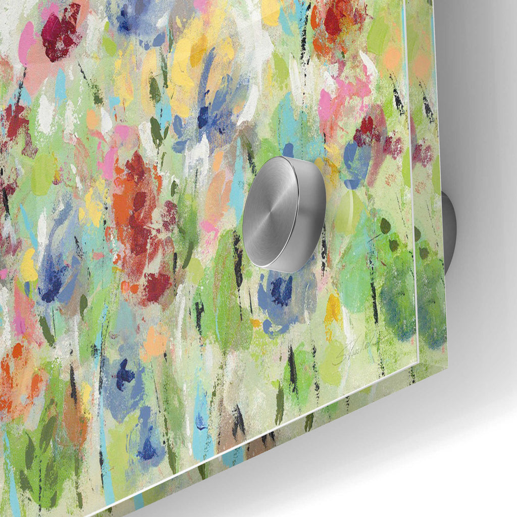 Epic Art 'Springtime Meadow Flowers' by Silvia Vassileva, Acrylic Glass Wall Art,24x36