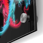 Epic Art 'Double Dragon' by Michael Stewart, Acrylic Glass Wall Art,24x36
