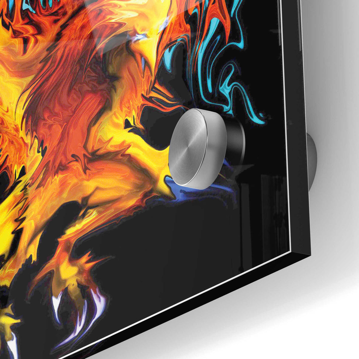 Epic Art 'Fall To Ashes' by Michael Stewart, Acrylic Glass Wall Art,24x36