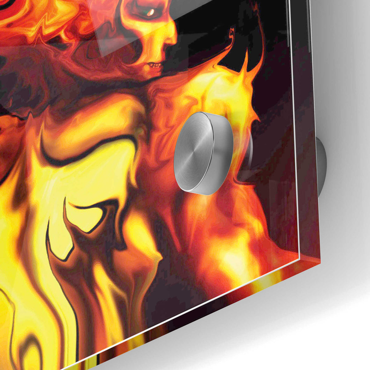 Epic Art 'Rage' by Michael Stewart, Acrylic Glass Wall Art,24x36