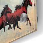 Epic Art "Horses" by Giuseppe Cristiano, Acrylic Glass Wall Art,24x36
